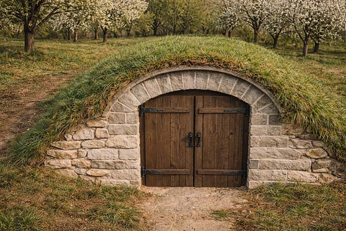 Priprava zemljanke za shranjevanje pridelkov